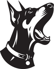 Dobermann Dog Vector	