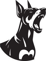 Dobermann Dog Vector	