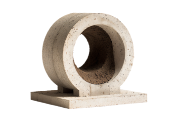 Abstract Concrete Sculpture