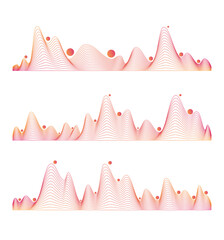 waves lines collection dynamic Abstract Minimalist vector swatches oriental texture modern simple wallpaper geometric diagonal fabric seamless spiral mixer EPS 10