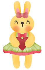 Easter clip art bunny rabbit 