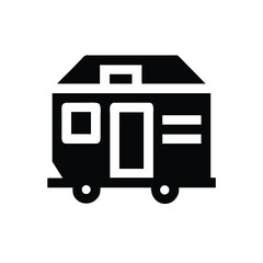 Tiny House Silhouette Icon