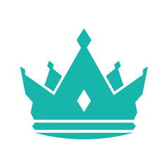 Teal Crown Icon