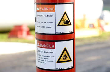 Warnhinweis Baumaschine 5