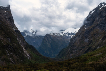 1855 lookout, Milford Sound, Fiordland National Park, South Island, New Zealand
