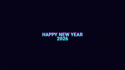 abstract new year background with glowing lights