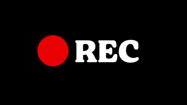 Video camera rec screen animation on a green screen background in 4k. for video editing, cinematic overlays, Vertical Replay Overlay. 4K Video