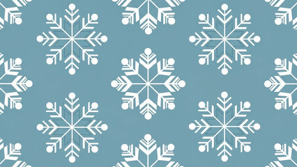 seamless pattern with snowflakes