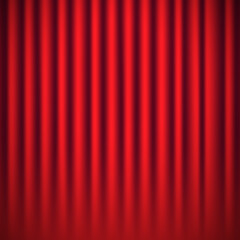 Red Theater Stage Curtain Background