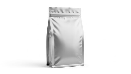 Silver foil zipper pouch