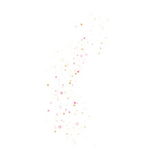 Pink and gold sparkling Star 