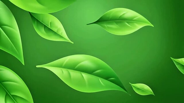 green leaves background