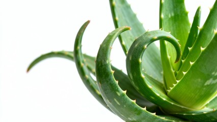 Aloe Vera Plant Closeup