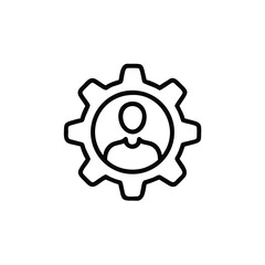 gear icon vector illustration