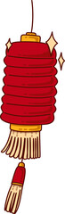 chinese New Year Lantern Decoration Element