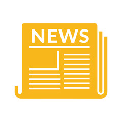 News paper icon representing current events