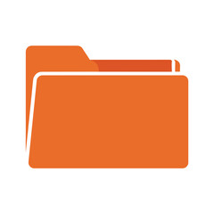Orange folder icon representing file organization