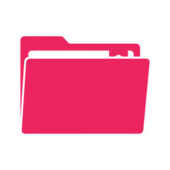 Red folder icon representing file organization