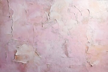 Naklejka premium Muted Rose Tones on a Delicately Textured Wall - Subtle Pink Canvas