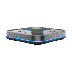 Modern Conference Speakerphone with Blue LED Lights