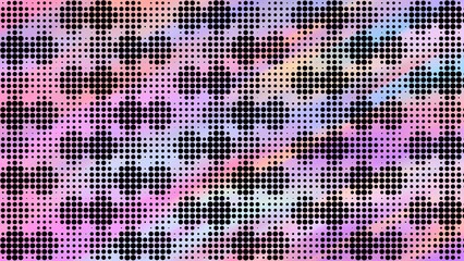 abstract background with colorful dots