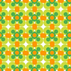 Seamless pattern with flowers