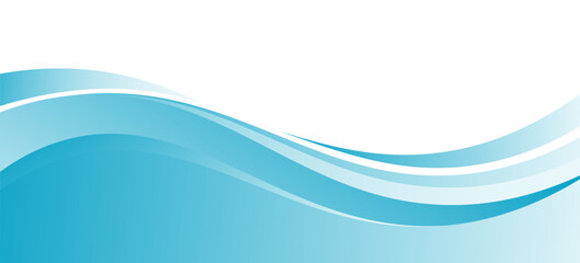 Blue and white business wave banner background. vector eps10