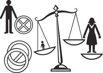 Gender inequality and women's rights symbolism