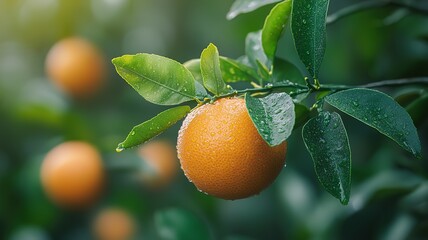 orange on tree