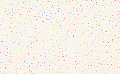 Pastel sprinkle pattern with tiny dash shapes evenly scattered on soft light background