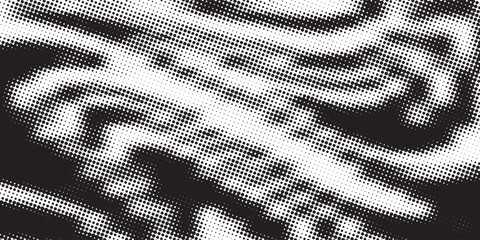 Halftone dotted abstract background. Grain gradient texture background with dots. Noise Stipple pointillism pattern. Sand, grain, grunge stipple effect. Abstract texture, engraved overlay. Vector
