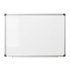 Whiteboard isolated on transparent background