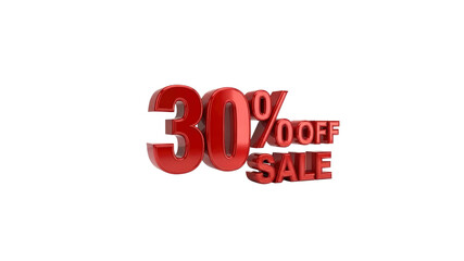30 percent off sale promotion