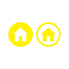 Home Button Icon &ndash; Homepage Navigation House Symbol