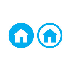 Home Button Icon &ndash; Homepage Navigation House Symbol