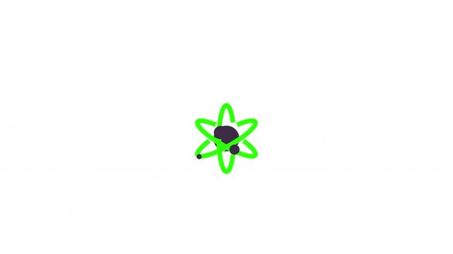 Atom vector icon
