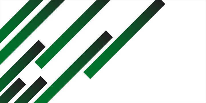 Abstract Geometric Green Background with Diagonal Lines and Gradient. Can Be Used for Cover Design, Poster and Advertising. Suit for bussines, banner