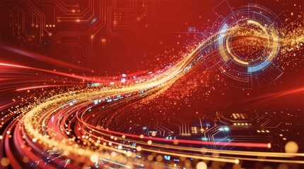 abstract background with music notes