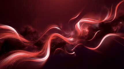 abstract red smoke