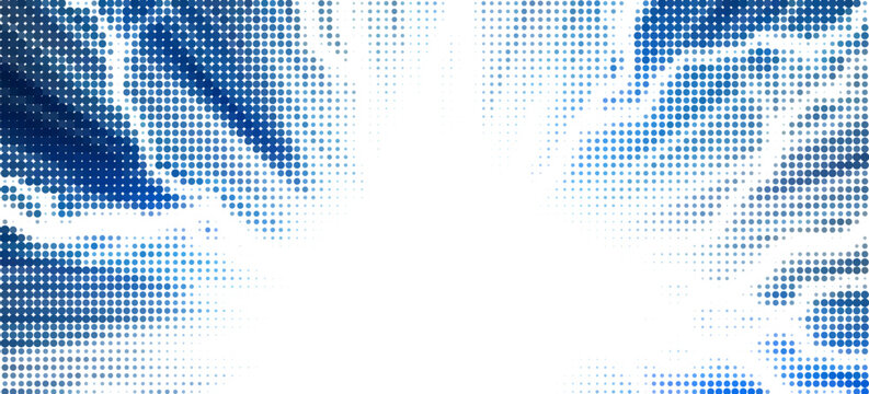 Halftone dots lightning explosion pop art comic background. Vector Illustration