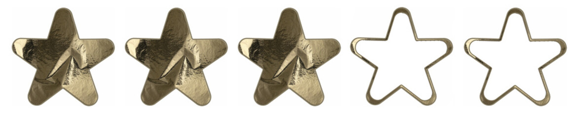 Three stars rating indicates acceptable service quality with moderate performance level. User review