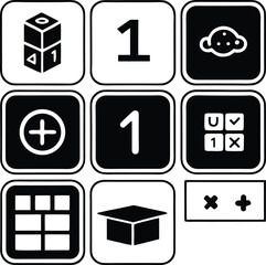Finance line icons set. Money payments elements outline icons collection.
