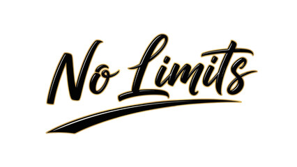 Inspirational motivational quote emphasizing limitless potential and boundless