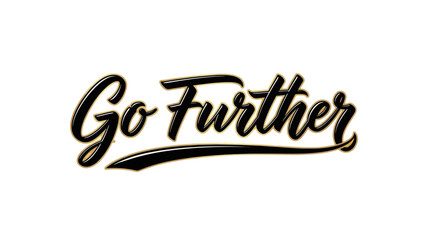 Inspirational Handwritten Calligraphic Typography with Motivational Message