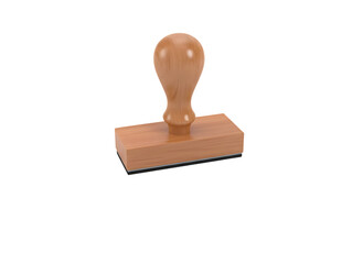 Official Rubber Stamp - Business on white background