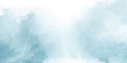 Blue sky with white cloud. Blue background. The summer sky is colorful clearing day and beautiful nature in the morning.brush strokes displaying a serene backdrop ideal for elegant designs. © ATIA