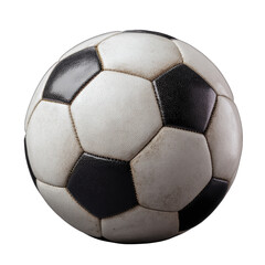 Soccer Ball on Grey Background