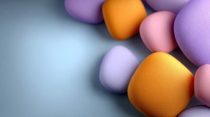 World Kindness Day, floating abstract shapes aligned to the left, gradient background. 