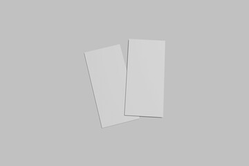 Blank Dl Flyer Mockup