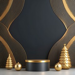 gold silver background